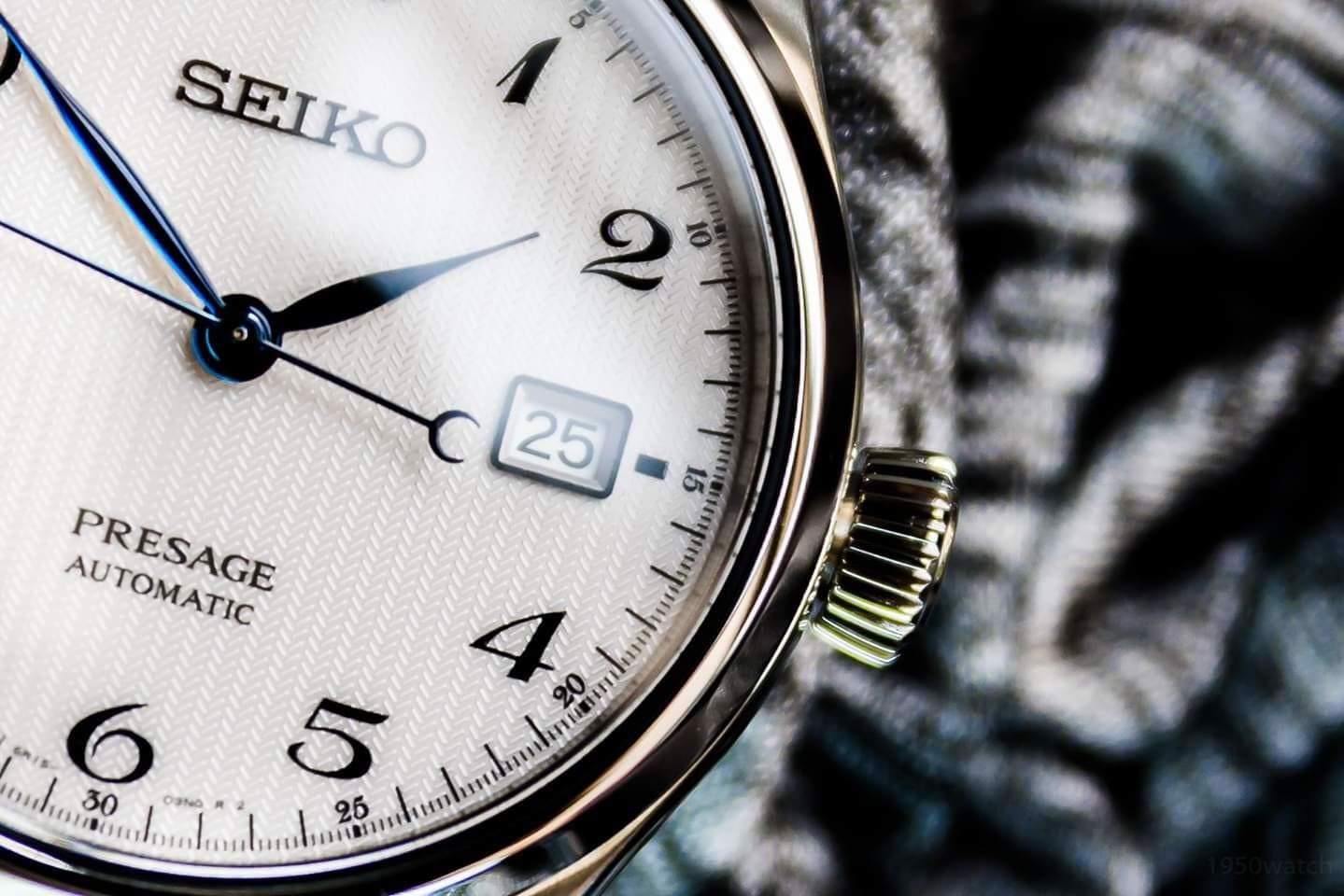 Seiko JAPAN Made Presage Karesansui White Men's Stainless Steel Watch SPB063J1 - Diligence1International