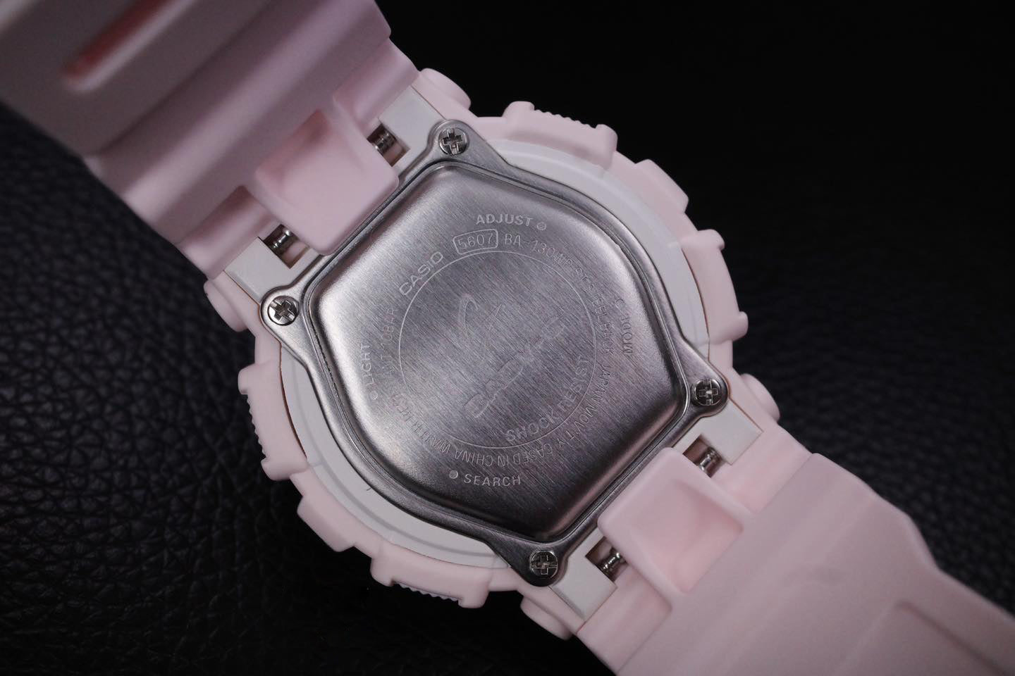 Casio Baby-G Anadigi Icey Pastel Peach Watch BA130WP-4ADR