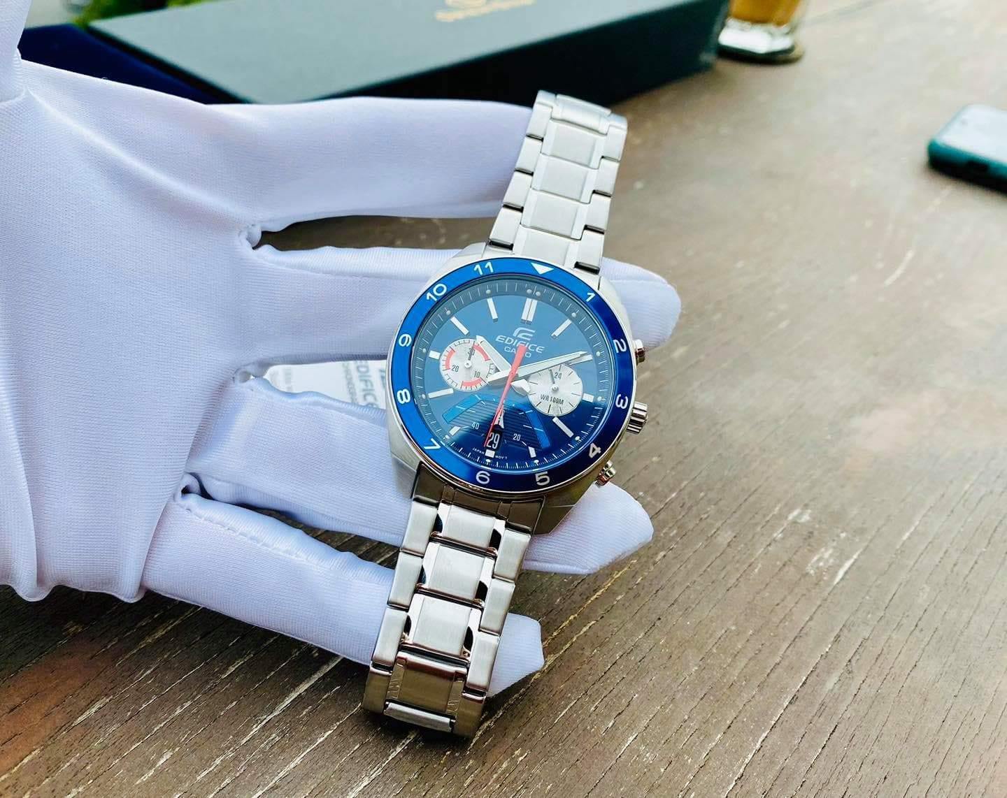 Edifice blue online watch