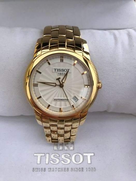 Tissot Swiss Made T Classic Ballade Automatic Gold Plated Men s