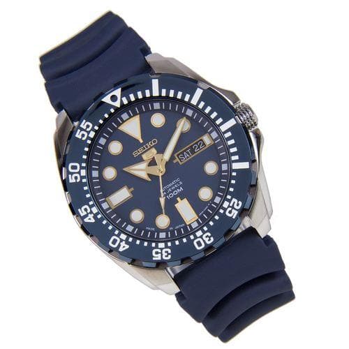 Seiko 5 Sports Japan Made Blue Mini Baby Monster Men s Watch