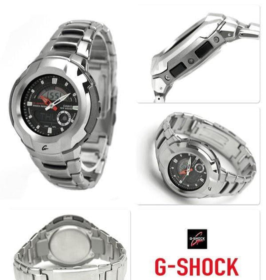 Casio G-Shock Retrograde Cockpit Series Anadigi Stainless Black Dial Watch G1710D-1AVDR - Diligence1International