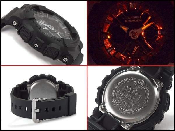 Casio G-Shock Black Stealth Series Anadigi Black Metallic Face Ladies' Watch GMAS120MF-1ADR - Diligence1International