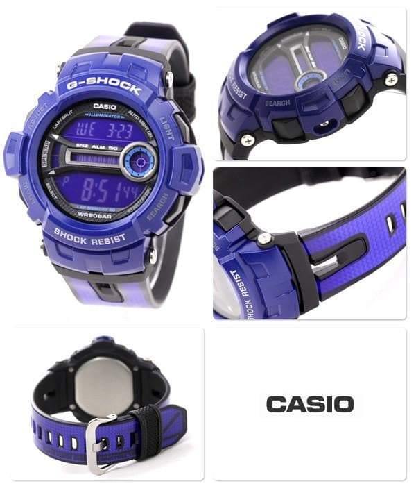 Casio G-Shock Standard Analog-Digital Power Ranger Blue Watch GD200-2DR - Diligence1International