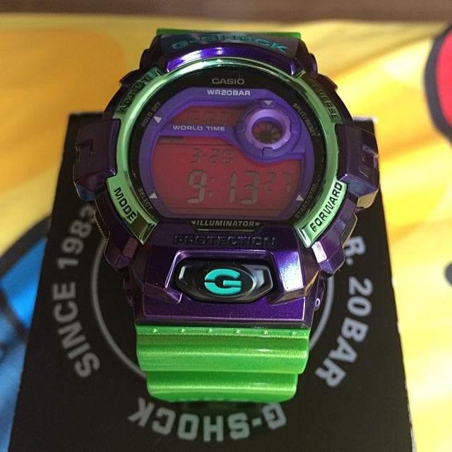 Casio G-Shock Crazy Colors Digital Hulk Green Mysterio Purple Watch G8900SC-6DR - Diligence1International