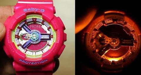 Casio Baby-G BA110 Series Anadigi Neon Color Pink x Multicolor Dial Watch BA112-4ADR - Diligence1International