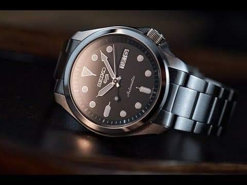 NEW Seiko 5 Sports 100M Automatic Men's Watch Black Dial SRPE55K1 - Diligence1International