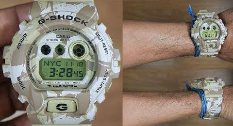 Casio G-Shock Military Standard Digital Desert Sandstorm Camo Beige Watch GDX6900MC-8DR - Diligence1International