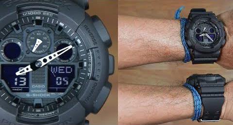 Casio G-Shock Black Stealth Series Anadigi Black Watch GA100-1A1DR - Diligence1International