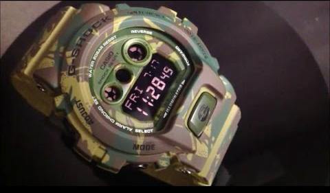 Casio G-Shock Military Standard Digital Camo Green Watch SAFC Jammer GDX6900MC-3DR - Diligence1International
