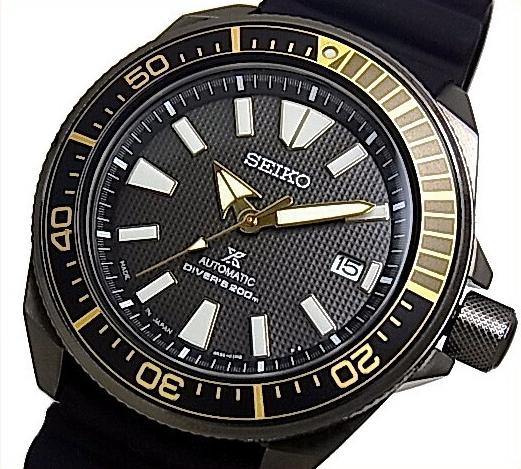 Seiko Dark Knight Samurai Reissue Prospex Diver's Men's Rubber Strap Watch SRPB55J1 - Diligence1International