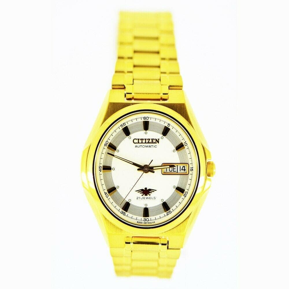 Citizen Classic Automatic Men's Gold Stainless Strap Watch NH3732-50B