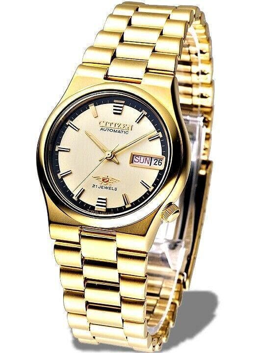 Citizen Classic Automatic Men's Gold Stainless Strap Watch NH3742-56R