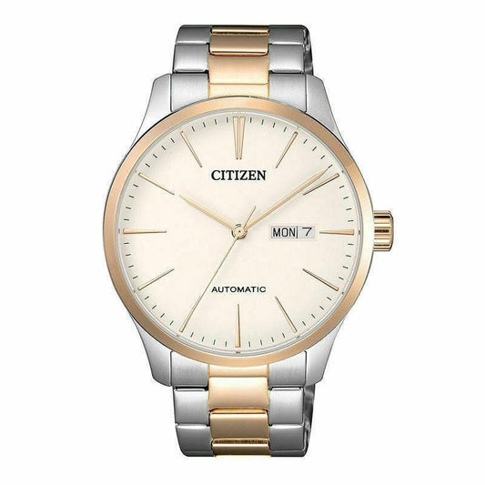 Citizen Classic Luxury Men's Two Tone Rose Gold Stainless Steel Strap Watch NH8356-87A