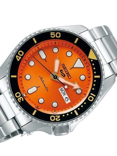 Seiko 5 Sports 100M Automatic Men's Watch Orange Dial SRPD59K1