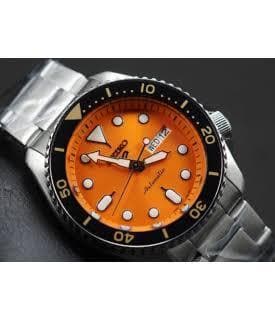 Seiko 5 Sports 100M Automatic Men's Watch Orange Dial SRPD59K1