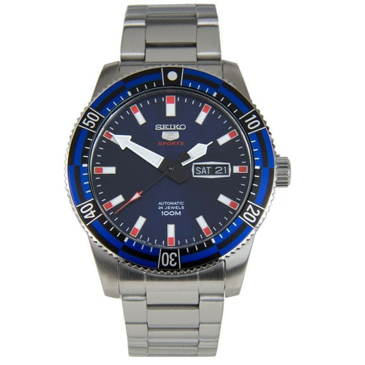 Seiko 5 Sports 100M Japan Made Automatic Men's Watch Blue Dial SRP731J1
