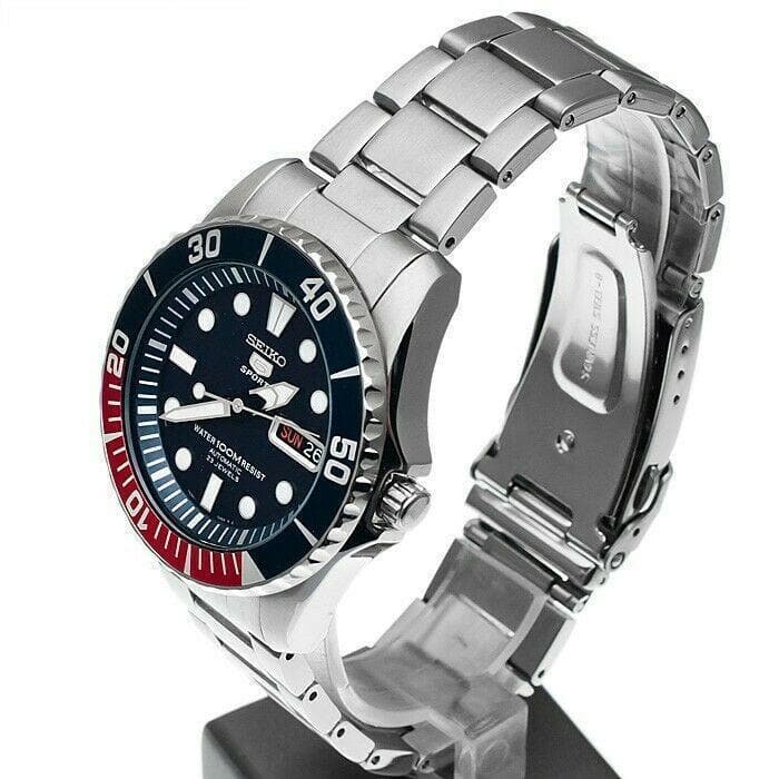 Seiko 5 Sports Pepsi Sea Urchin Automatic Men's Watch SNZF15K1
