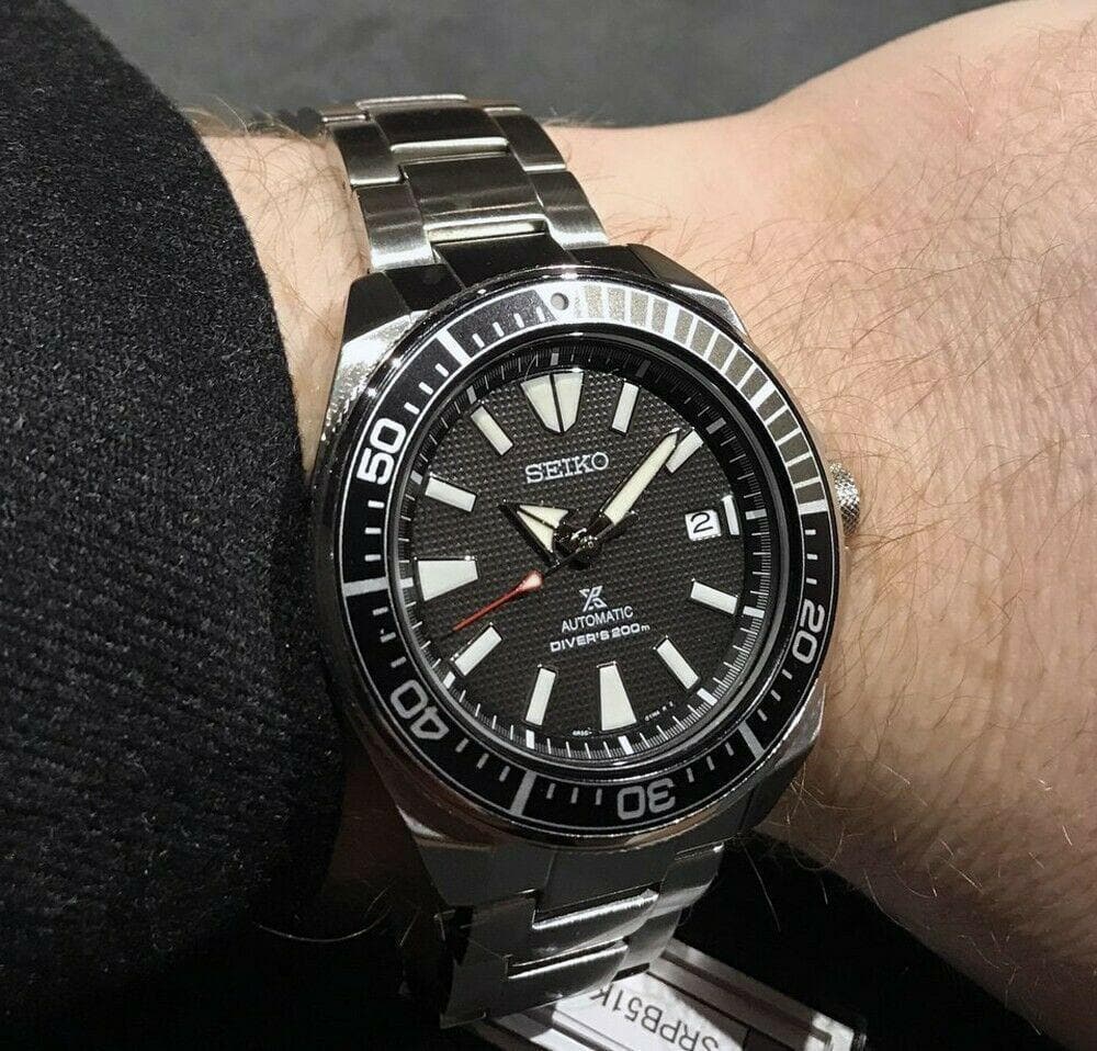 Seiko Black Samurai 200M Diver's Men's Watch SRPB51K1