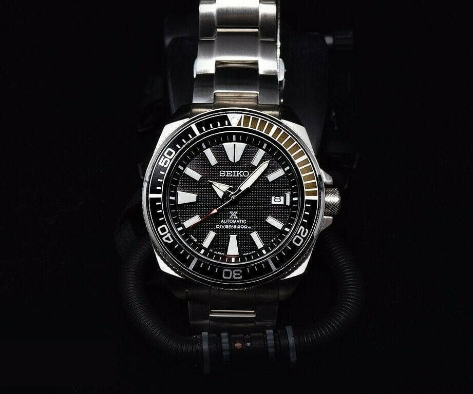 Seiko Japan Made Black Samurai 200M Diver's Men's Watch SRPB51J1