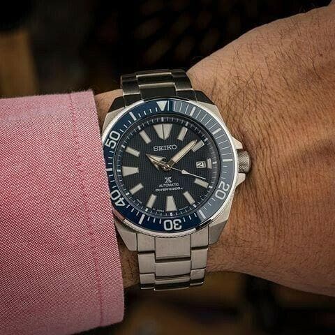 Seiko Japan Made Blue Samurai 200M Diver's Men's Watch SRPB49J1