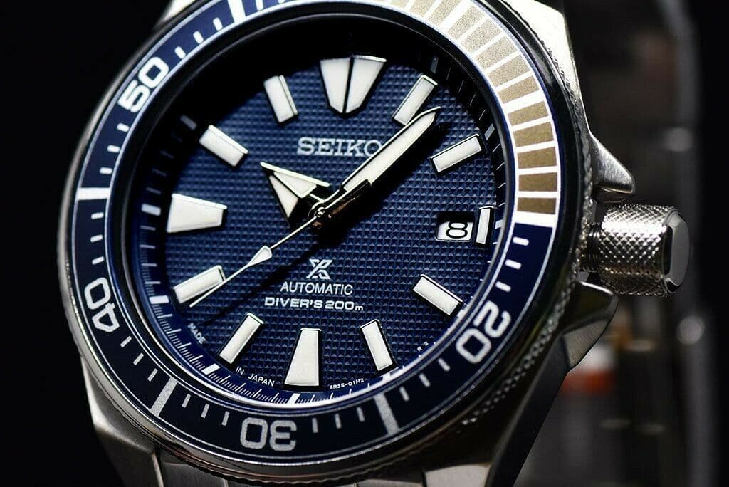 Seiko Japan Made Blue Samurai 200M Diver's Men's Watch SRPB49J1