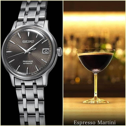 Seiko Japan Made Presage Cocktail Expresso Martini Men's Watch SRPE17J1