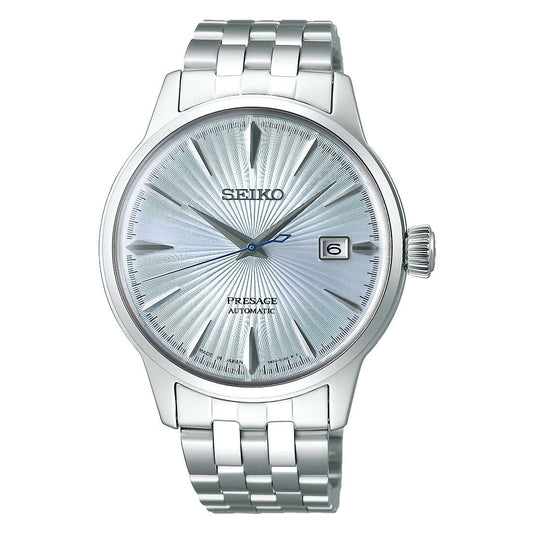Seiko Japan Made Presage Cocktail Sky Diving Men's Stainless Steel Watch SRPE19J1