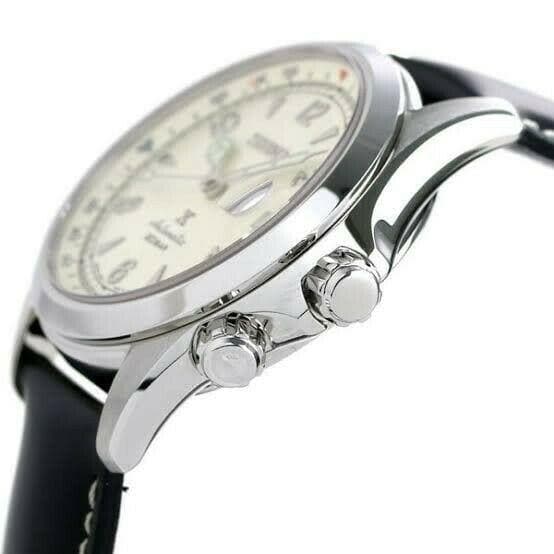 Jewelry & Watches:Watches, Parts & Accessories:Wristwatches - Seiko JAPAN Made Prospex NEW Alpinist White Men's Leather Strap Watch SPB119J1
