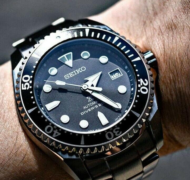 Seiko JDM Prospex Black Shogun Men's Titanium Watch SBDC029