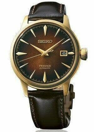 Seiko Limited Edition Presage Dark Brown Old Fashioned Men's Watch SRPD36J1