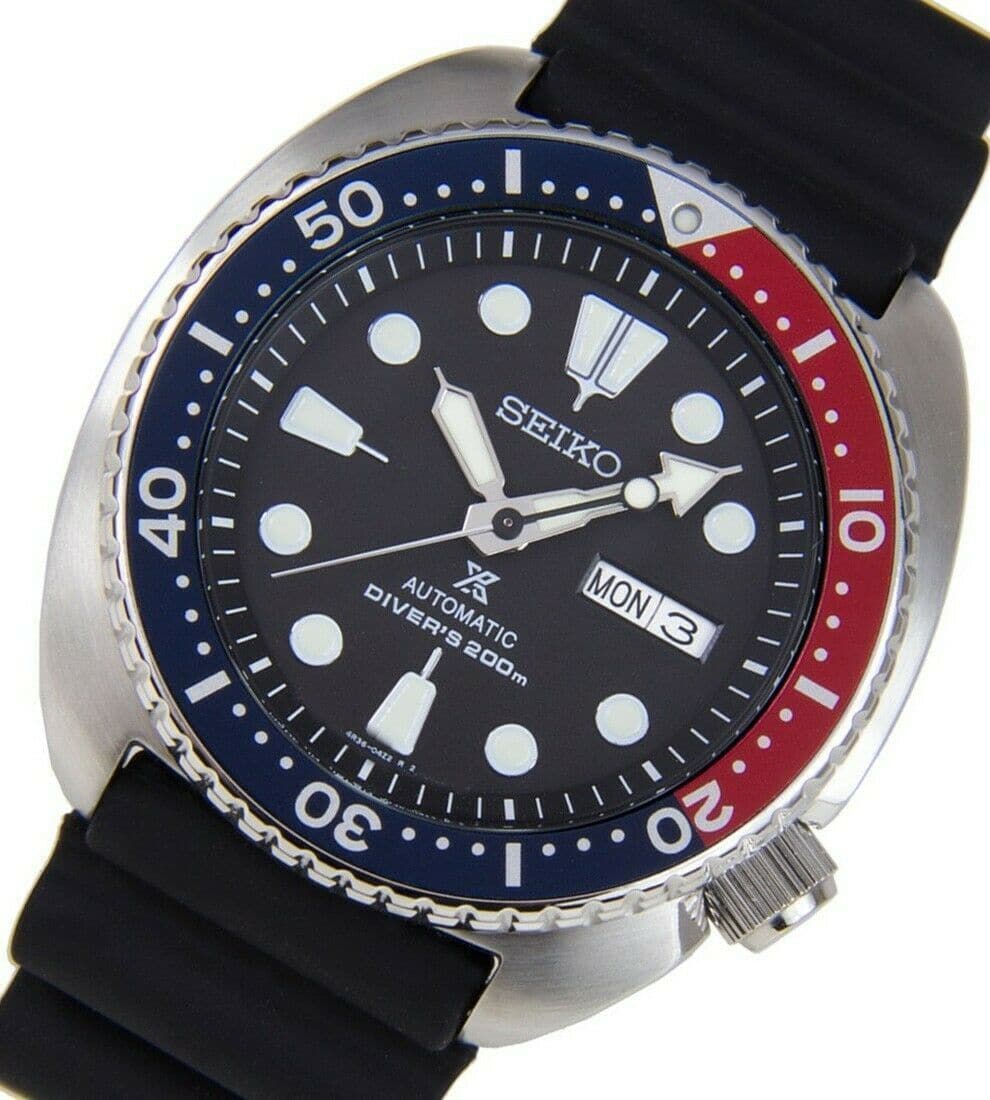 Seiko Pepsi Bezel New Turtle 200M Diver's Men's Watch SRP779K1