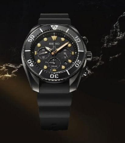 Seiko Prospex LE Black Series Sumo Solar Chronograph Men's Watch SSC761J1