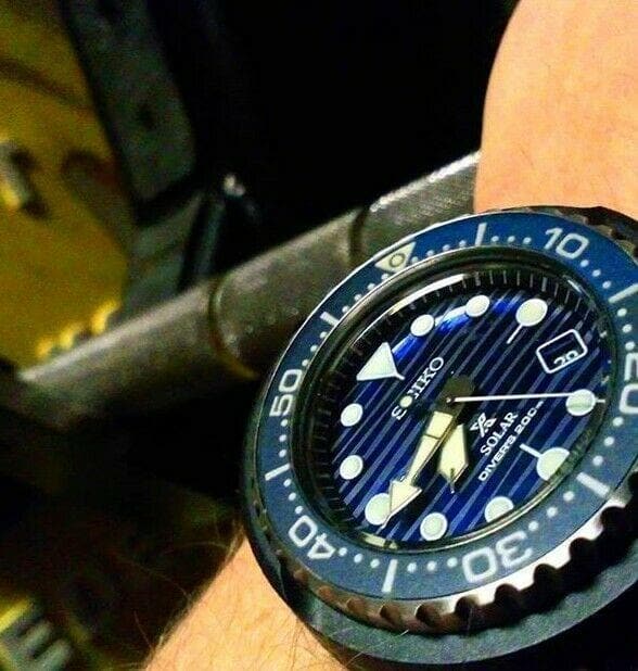 Seiko Save The Ocean Solar Tuna Blue Dial Watch SNE518P1
