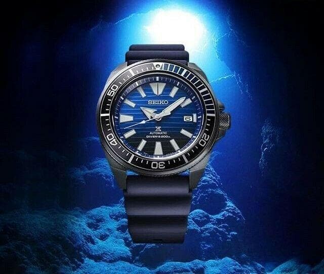Seiko SE Save the Ocean Dark Samurai 200M Diver's Men's Watch SRPD09K1