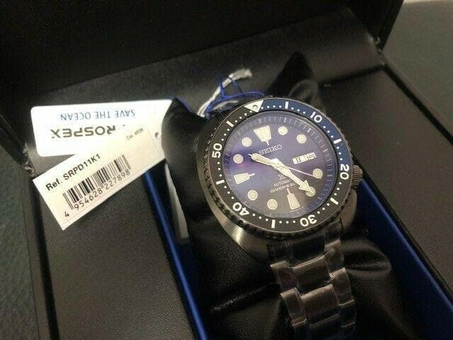 Seiko SE Save the Ocean Dark Turtle Diver s Men s Watch SRPD11K1