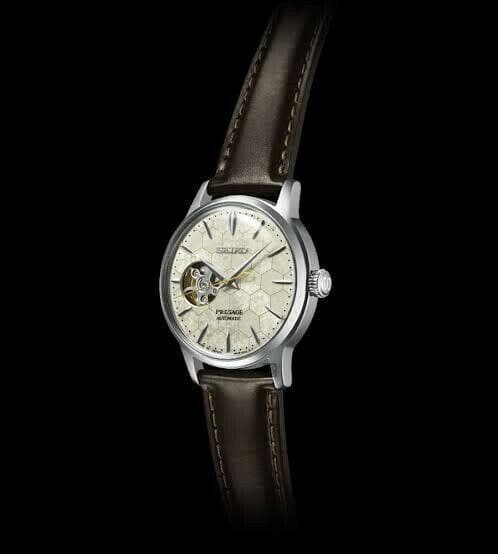 Seiko Star Bar LE Presage Honeycomb Open Heart Ladies' Watch SSA781J1