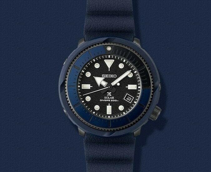 Seiko Street Series Solar Tuna Blue Prospex Diver's Men's Watch SNE533P1