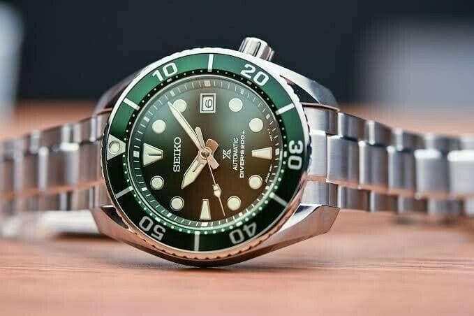 Seiko Sumo 3rd GEN Sunburst Green Hulk Men s Watch SPB103J1