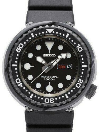 Seiko Ultra Rare Japan Made 1000M Darth Tuna Men's Watch S23619J1