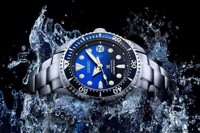 Seiko Zimbe LE Prospex Blue Shogun Men's Titanium Watch SPB057J