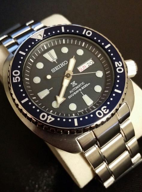 Seiko JAPAN Made Blue Turtle Prospex Diver's Men's Stainless Steel Strap Watch SRP773J1 - Diligence1International