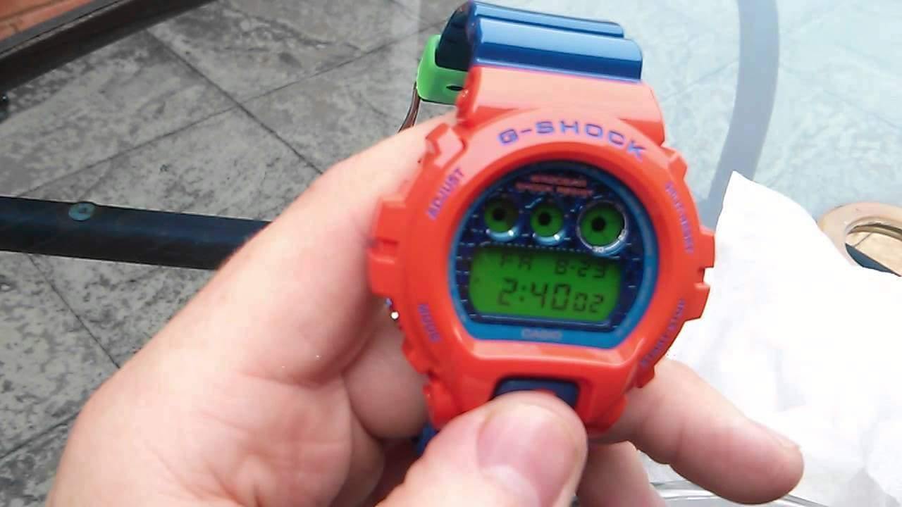 Casio G-Shock Dragon Ball Z Anadigi Hyper Colors Orange x Blue x Green Accents Watch DW6900SC-4DR - Diligence1International