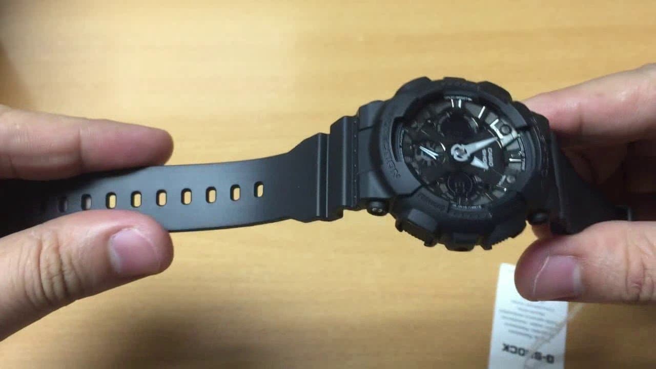 Casio G-Shock Black Stealth Series Anadigi Black Metallic Face Ladies' Watch GMAS120MF-1ADR - Diligence1International