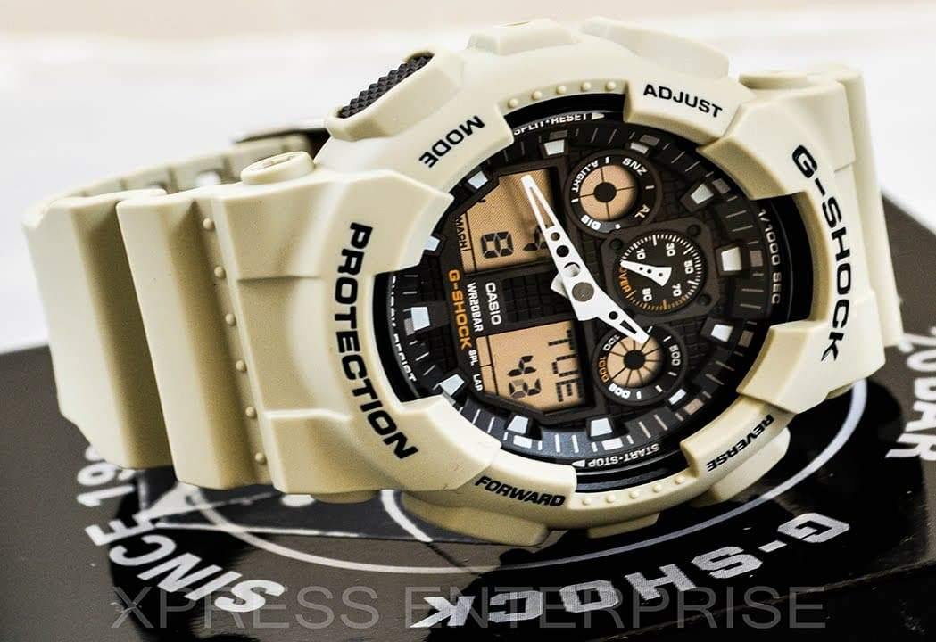 Casio G-Shock Military Standard Series Anadigi Desert M1 Abrams Watch GA100SD-8ADR - Diligence1International