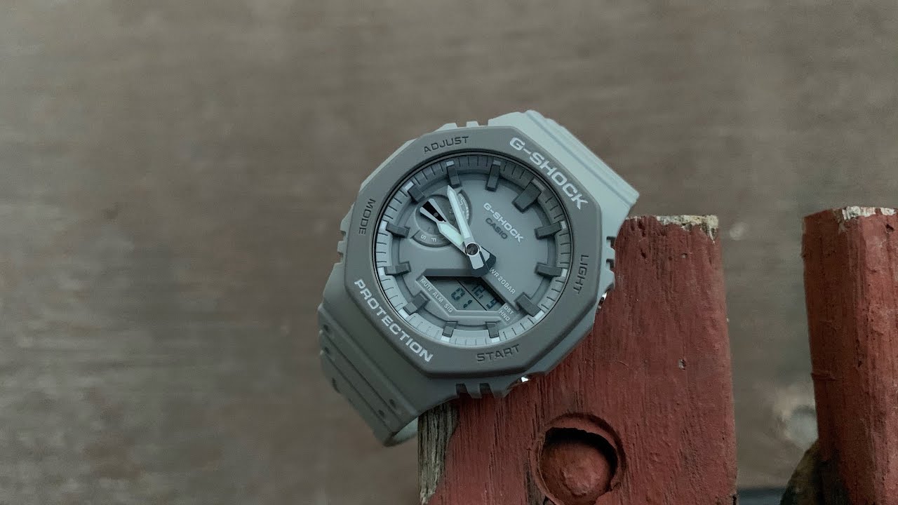 Casio G-Shock Carbon Core Guard Earth Tone Grey AP CasiOak Watch GA2110ET-8ADR - Diligence1International