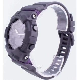 Casio G-Shock G’Squad Mobile Link Bluetooth Anadigi Black x Purple Accent Watch GMAB800-8ADR - Diligence1International
