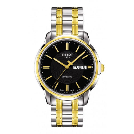 Tissot Swiss Made T-Classic III Automatic 2 Tone Gold Plated Men's Watch T0654302205100 - Diligence1International