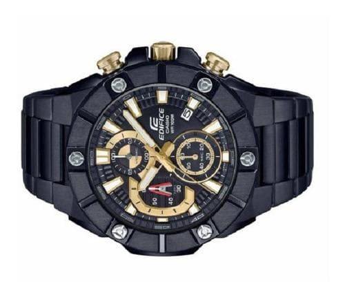 Casio Edifice Chronograph Black x Gold Series Men's  PVD Stainless Steel Watch EFR-569DC-1AV - Diligence1International