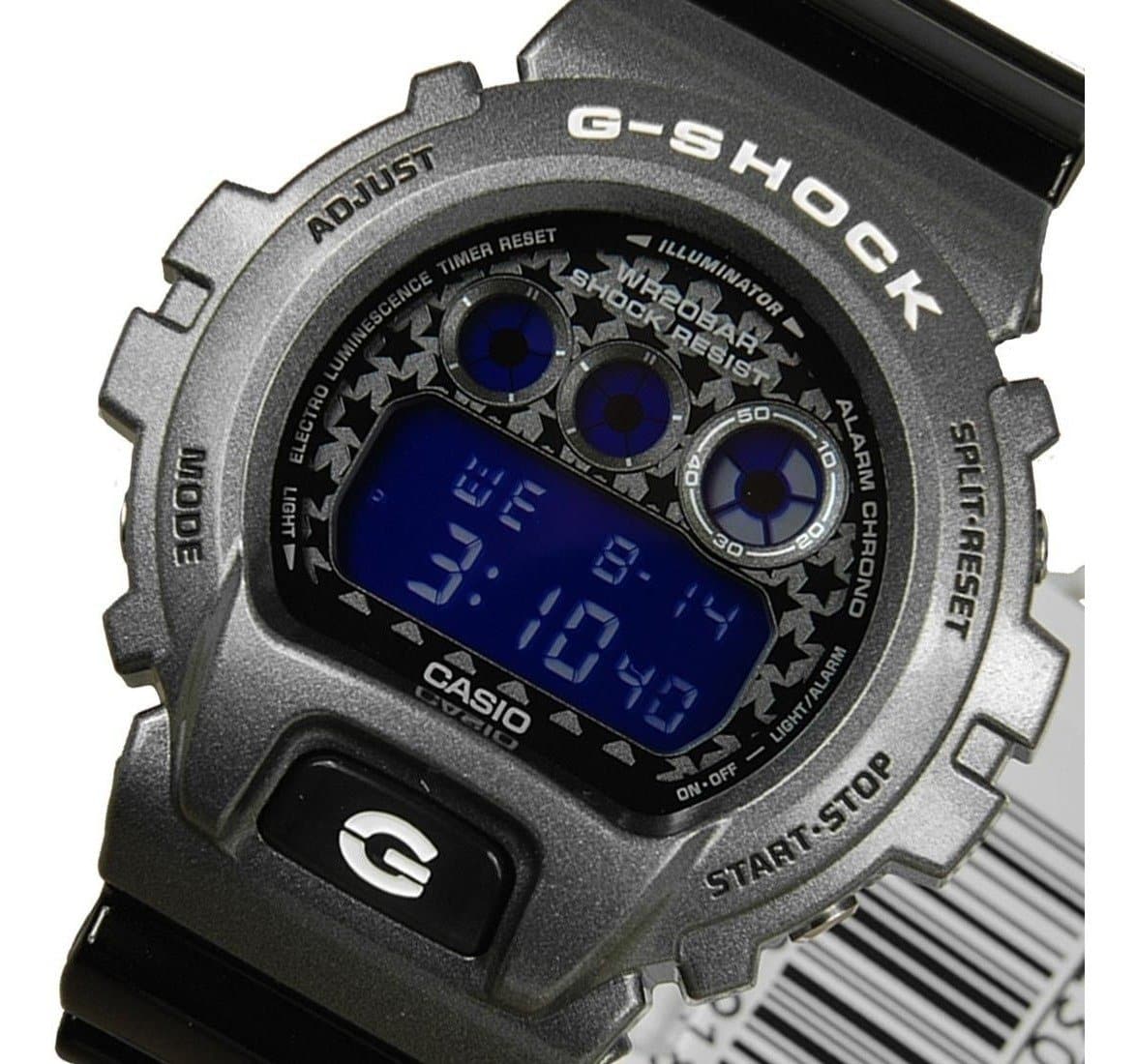 Casio G-Shock Sports Digital Crazy Colors Silver x Black Watch DW6900SC-8DR - Diligence1International